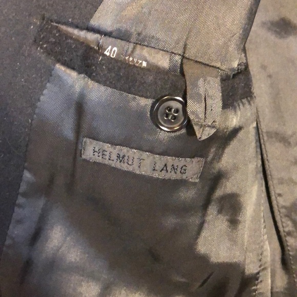 Helmut Lang Single-breasted Wool and Cashmere Coat - Picture 7 of 8